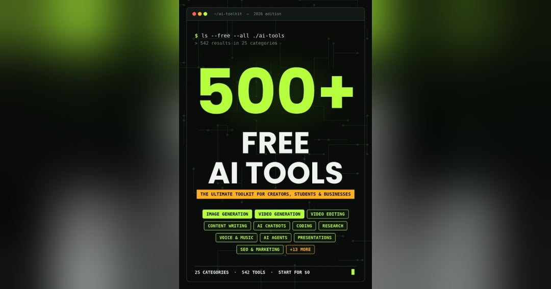 500+ Free AI Tools: The Ultimate Toolkit, image 2