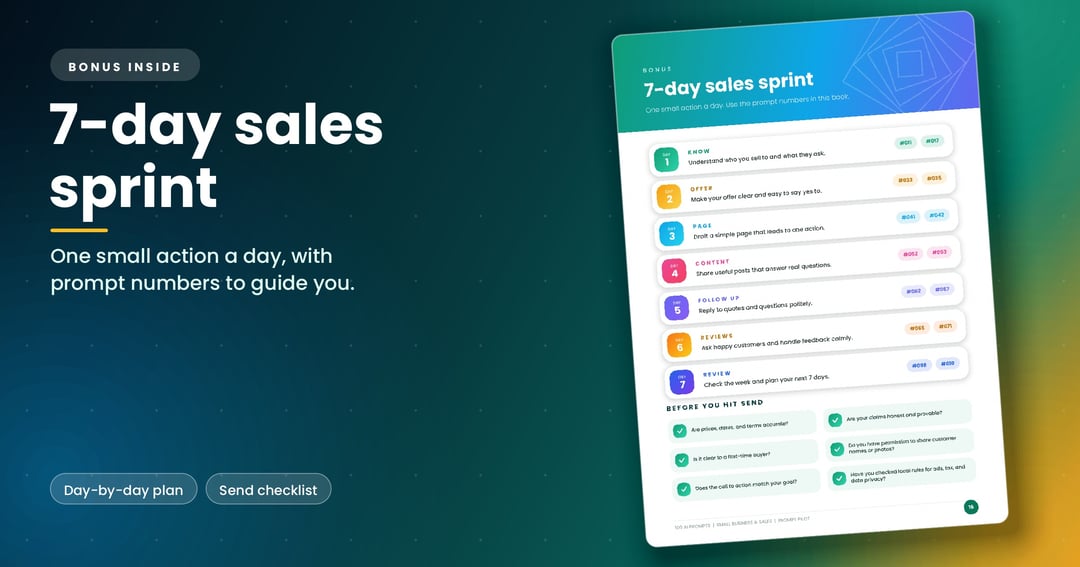 100 AI Prompts for Small Business & Sales, image 5