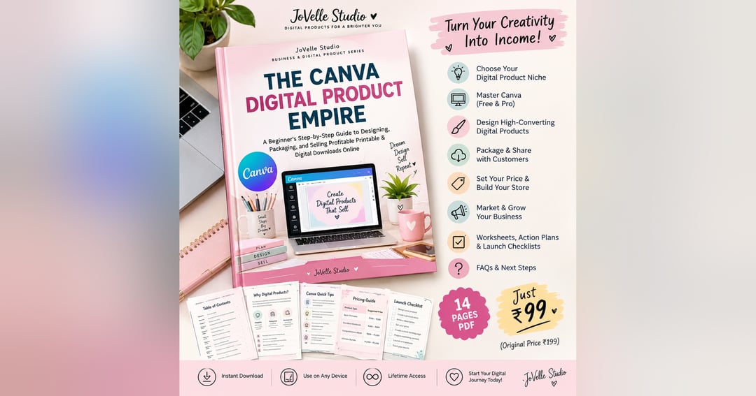 THE CANVA DIGITAL PRODUCT EMPIRE