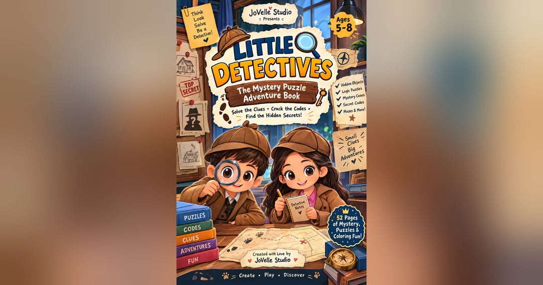 LITTLE DETECTIVES π The Mystery Puzzle Adventure Book