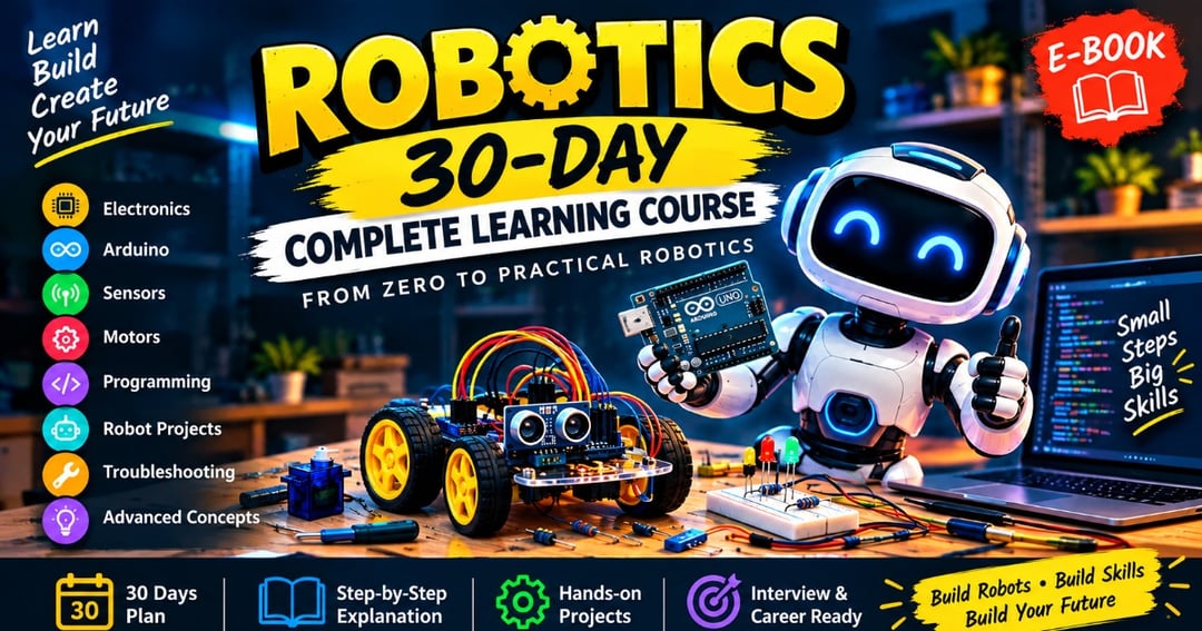 Robotics 30-Day Complete Learning Course | Beginner to Advanced