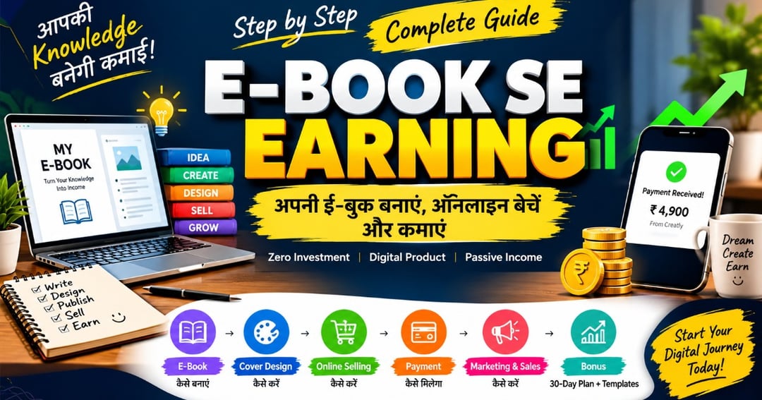 E-Book Se Earning – Complete Hindi Guide