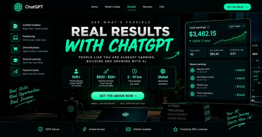 How to Earn with ChatGPT in 7 Days The Beginner’s Step-by-Step Guide to AI Income Opportunities, image 2