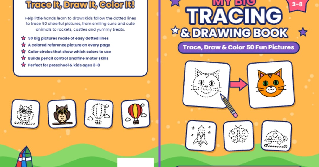 Kids Tracing book