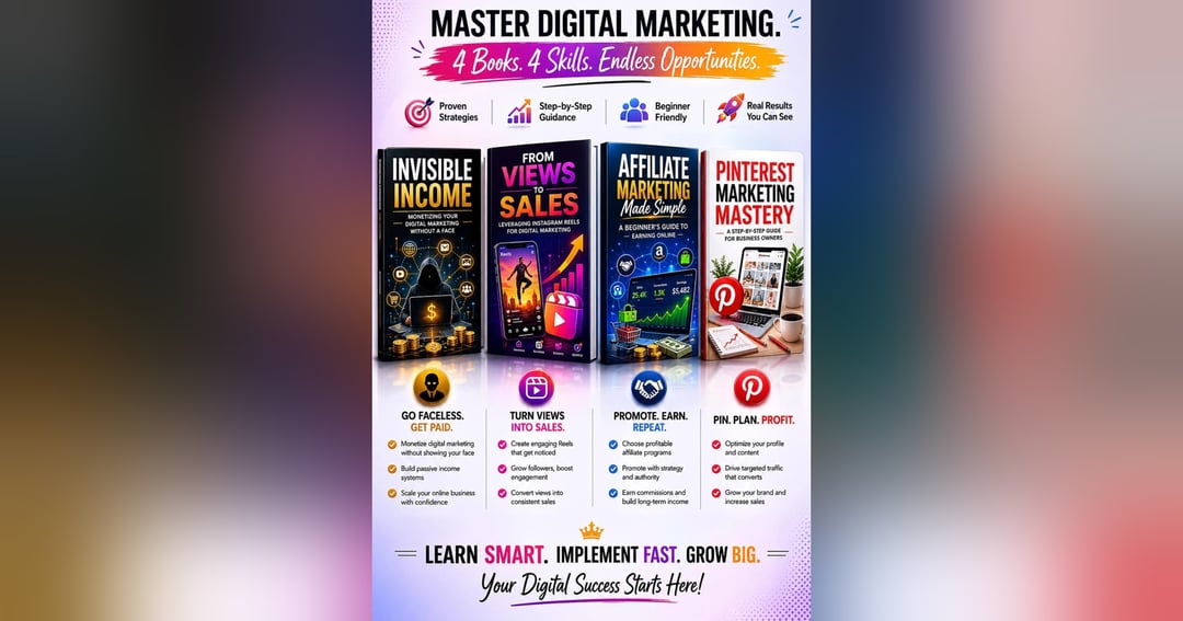 The Complete Guide To Faceless Digital Marketing Ebook with PLR and MRR, Learn and Resell Done-For-You Faceless Marketing Guide, image 2