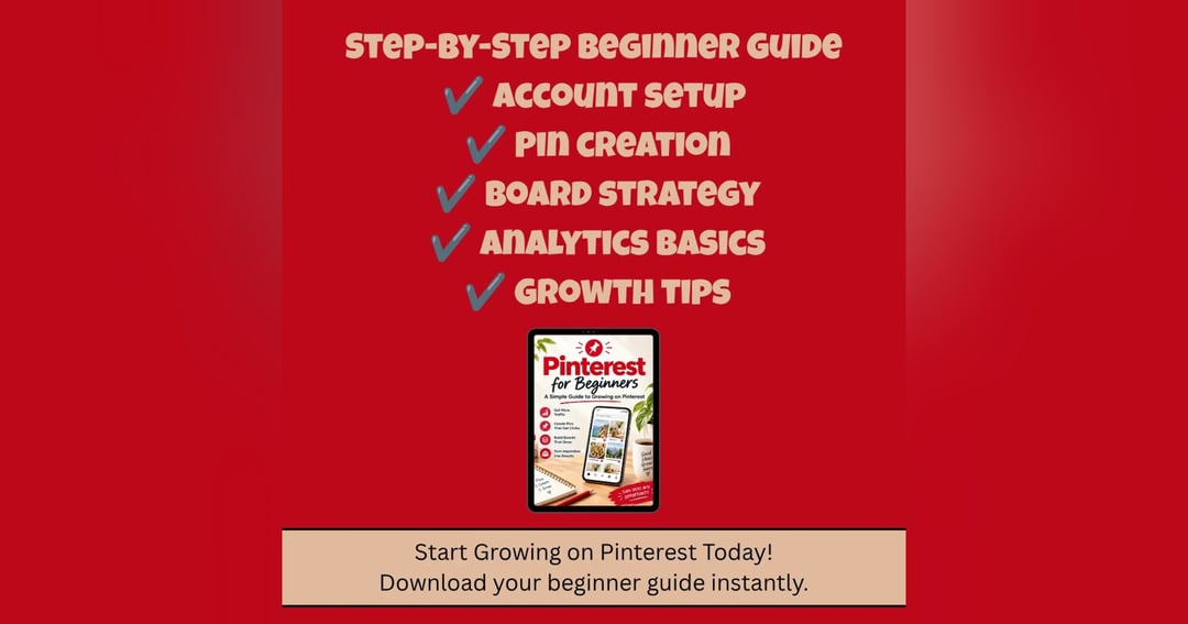 Pinterest for Beginners PDF eBook | Grow on Pinterest, Create Pins That Get Clicks & Drive Traffic | Simple Pinterest Strategy Guide, image 3