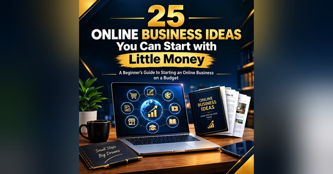 25 Online Business Ideas You Can Start with Little Money
