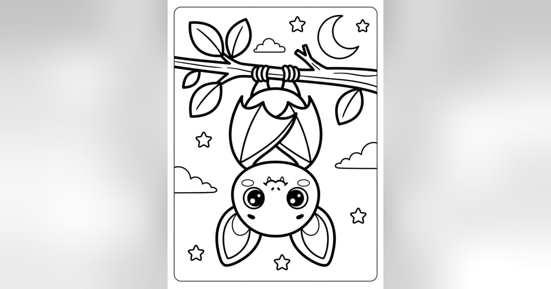 Spooky-Cute Halloween Coloring Book, image 3