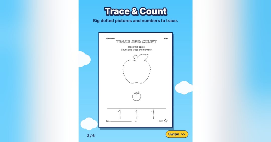 My Big Preschool Activity Book – 100 Printable Pages (Ages 3-7), image 3