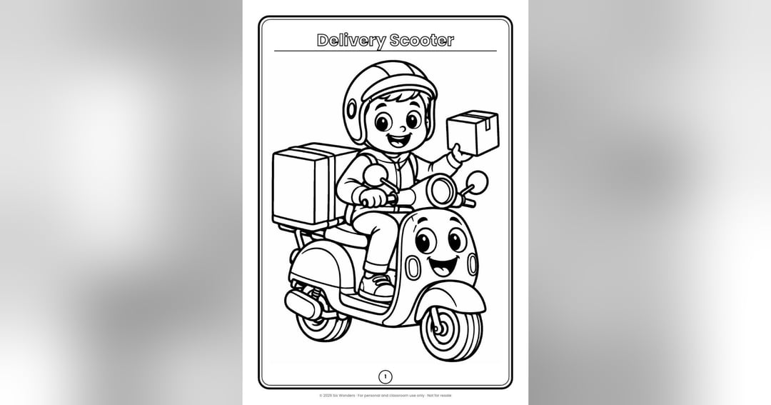 Beep Beep! Let's Color – 48 Vehicle Coloring Pages (Ages 3-8), image 2