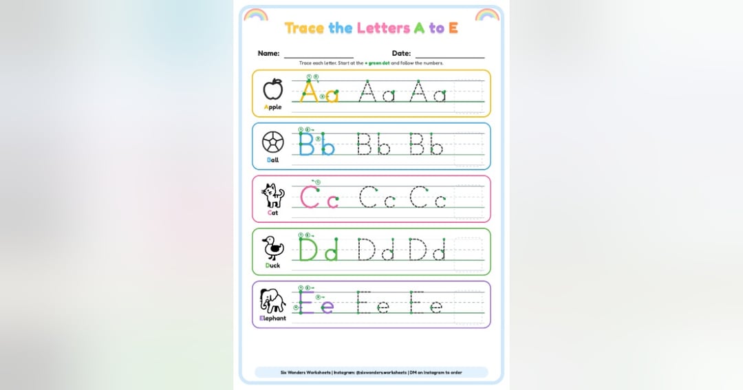 Six Wonders Big Bundle: 100 Worksheets (Ages 3 to 6), Best Value, image 2