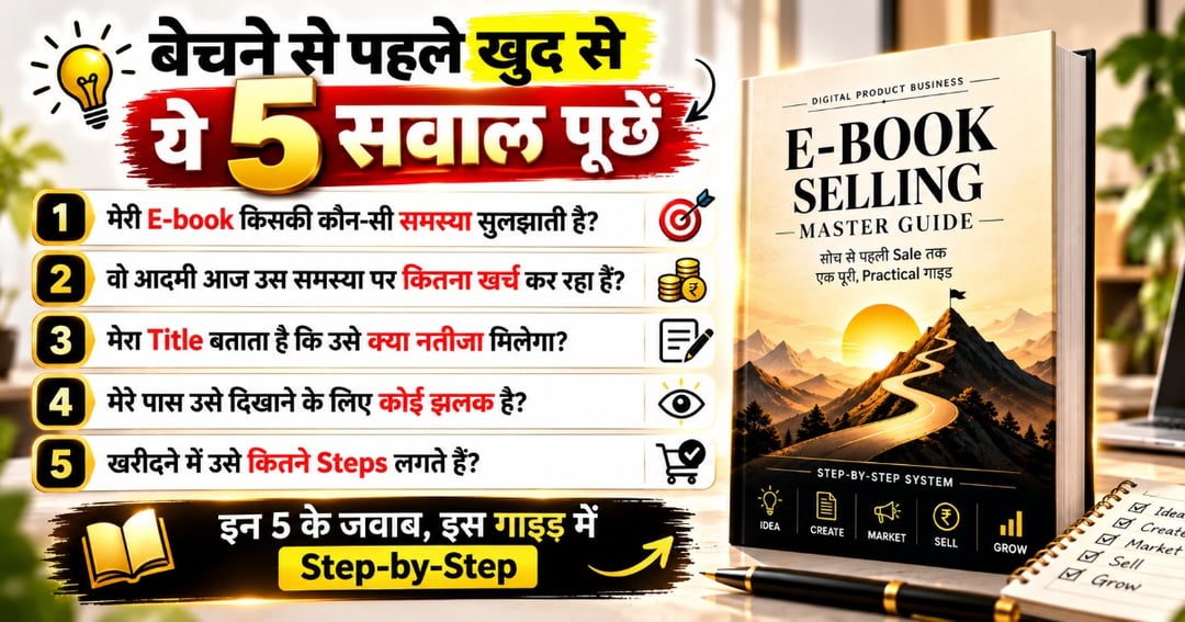 E-Book Selling Master Guide | Idea से पहली Sale तक पूरी Step-by-Step Guide, image 4