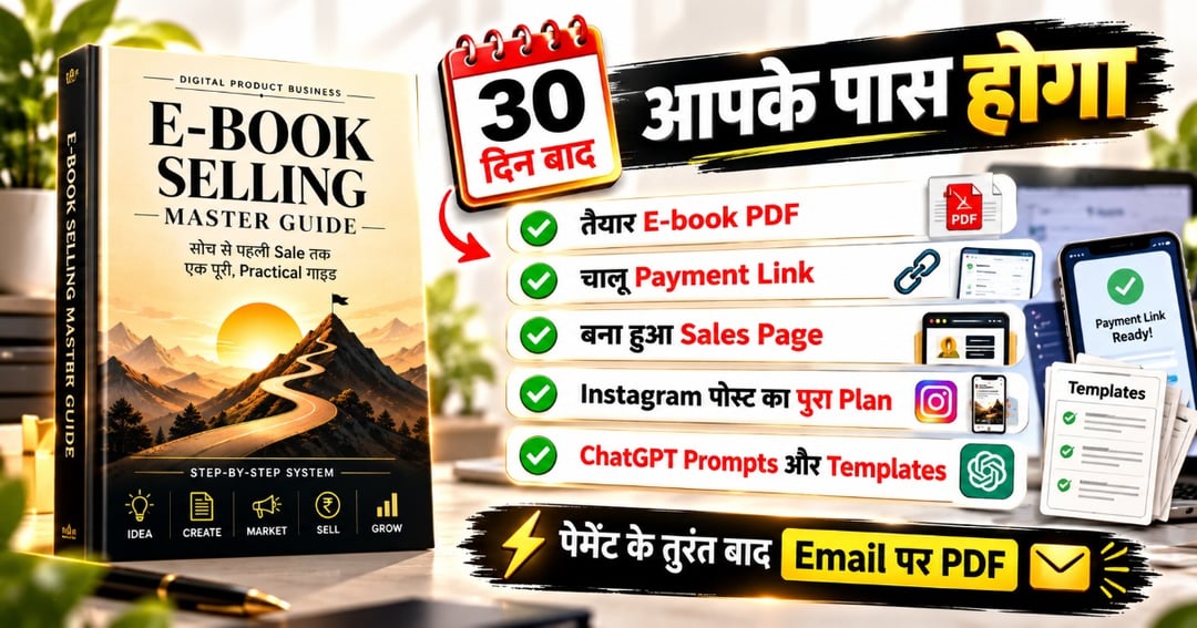 E-Book Selling Master Guide | Idea से पहली Sale तक पूरी Step-by-Step Guide, image 5