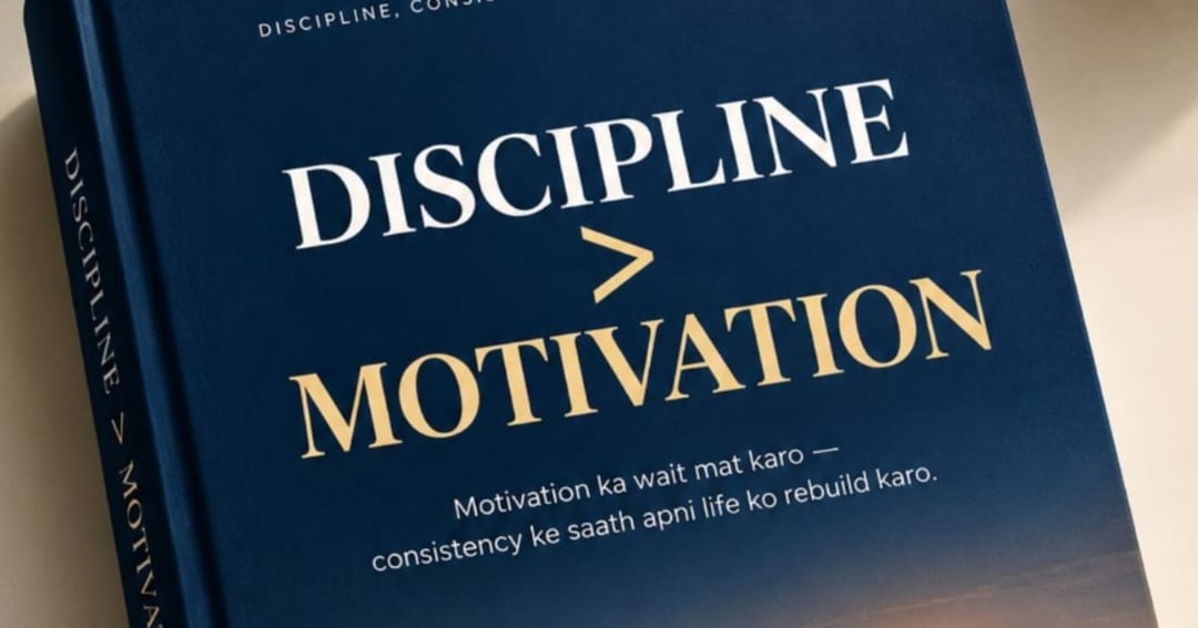 Discipline > Motivation Bulild Consistency. Take Control. Change Your Life., image 2