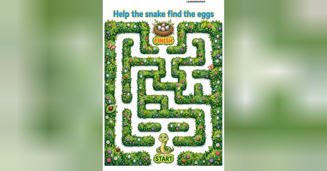 Bush Maze Adventures - 15 Cute  Mazes for Kids | Lion Deer Cat Cow Elephant Snake Maze Book | Printable Activity Book Ages 3-6, image 3