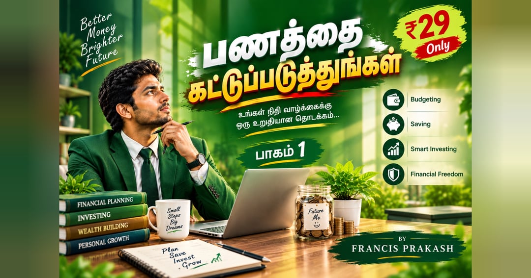 MASTER YOUR MONEY – PART 1 | பணத்தை கட்டுப்படுத்துங்கள் | Tamil Ebook