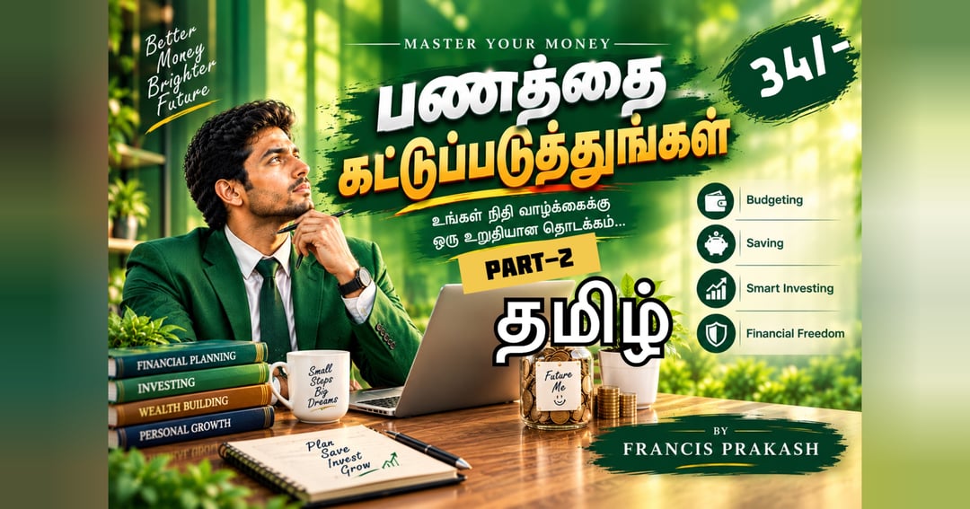 MASTER YOUR MONEY – PART 2 | பட்ஜெட் மற்றும் சேமிப்பு | Tamil Ebook