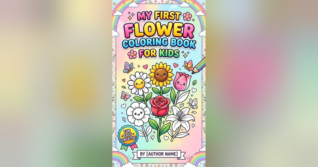 Flower Coloring Book for Kids 🌸