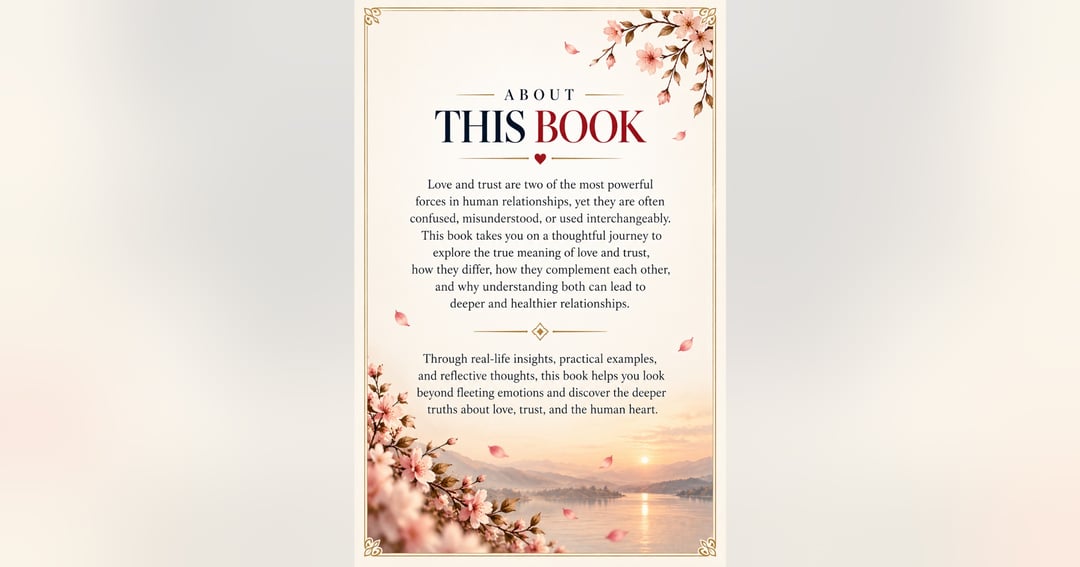 How Trust and Love Differ ❤️📖 | Beyond Feelings, Into Understanding, image 2