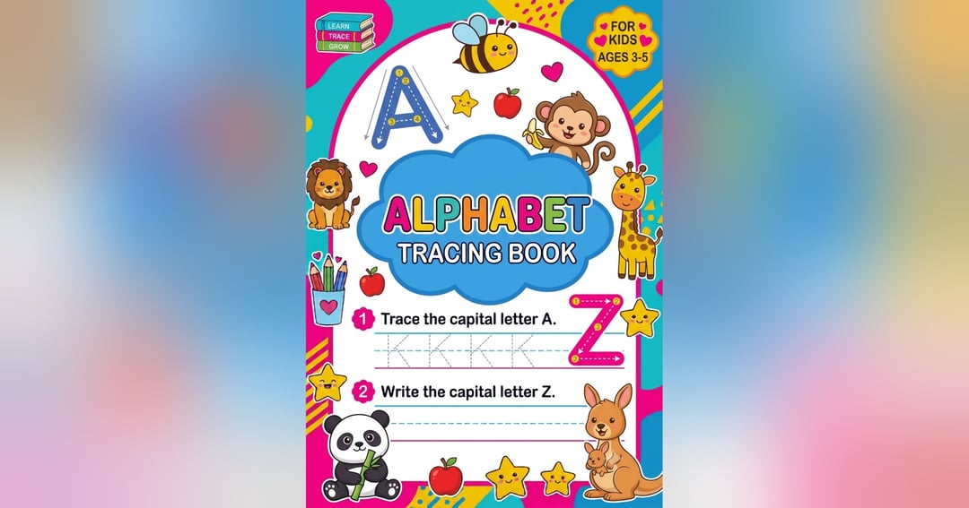 Alphabet tracing book for children