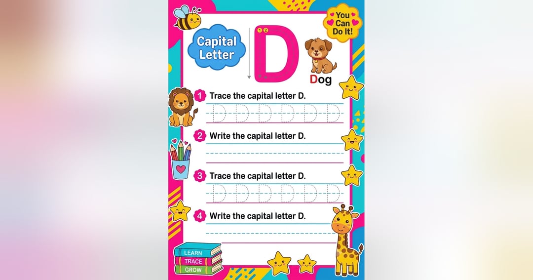 Alphabet tracing book for children, image 2