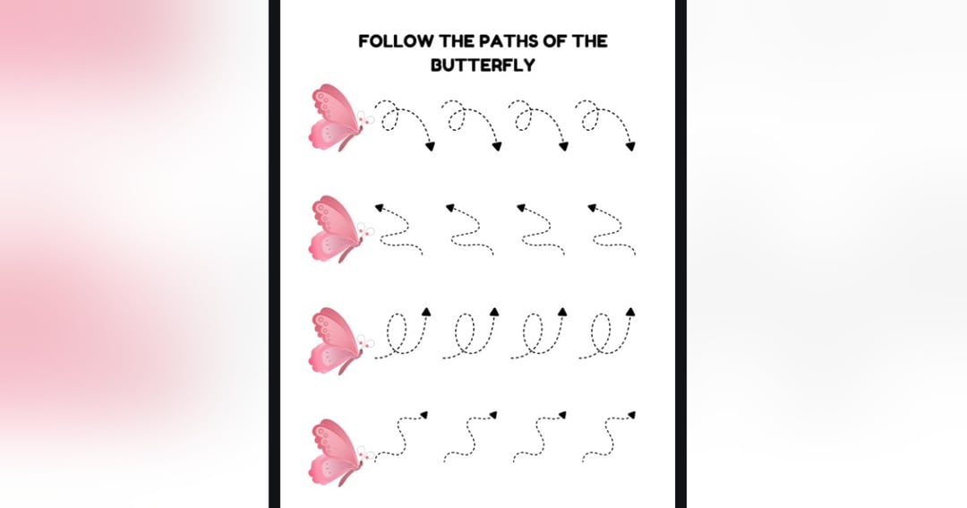 Preschool pencil control work book, image 2