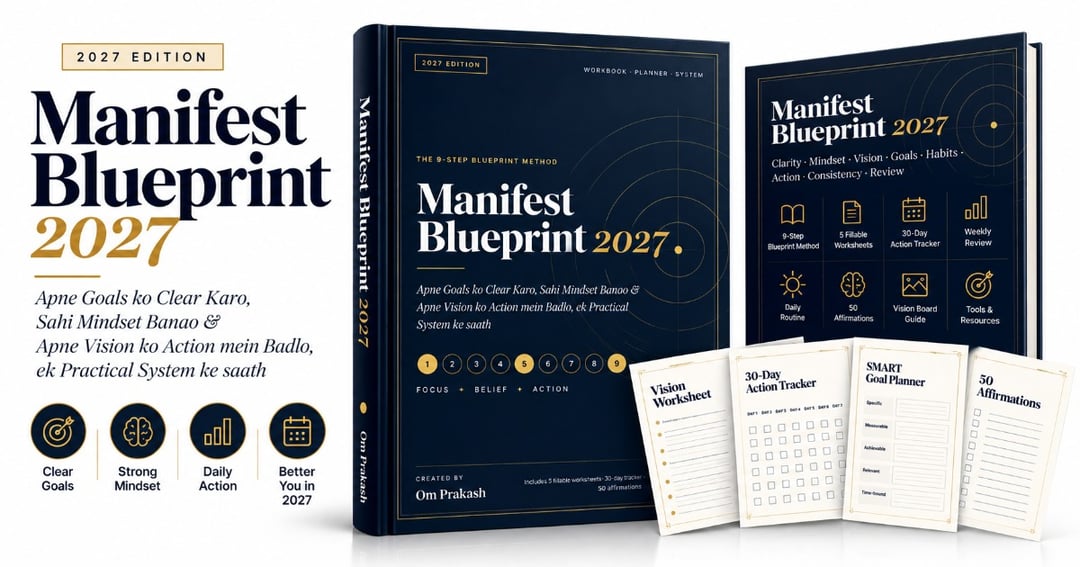 Manifest Blueprint 2027 – 30-Day Goal, Mindset & Action Workbook, image 2