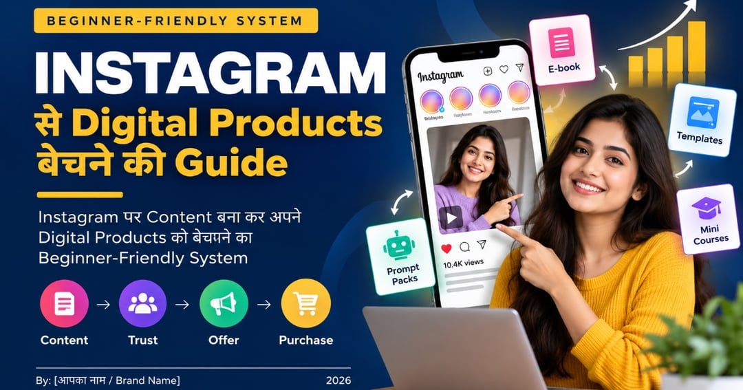 Instagram से Digital Products बेचने की Guide