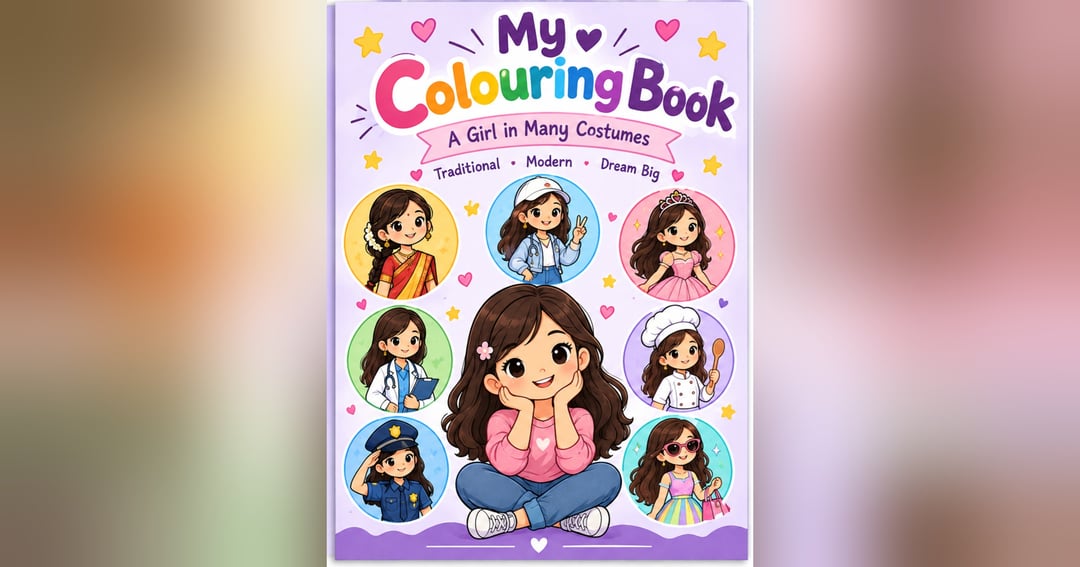 My Little Dress-Up World β Girls' Fashion Colouring Book π