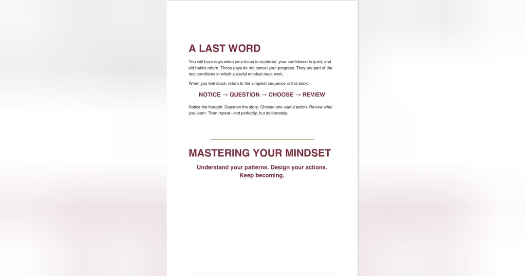 Mastering Your Mindset: A Practical Guide to Growth & Focus, image 4