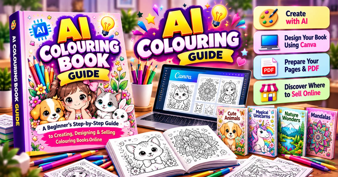 AI Colouring Book Guide A Beginner’s Step-by-Step Guide.