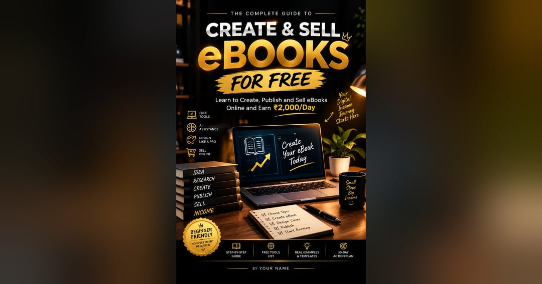 Create and sell ebook for free