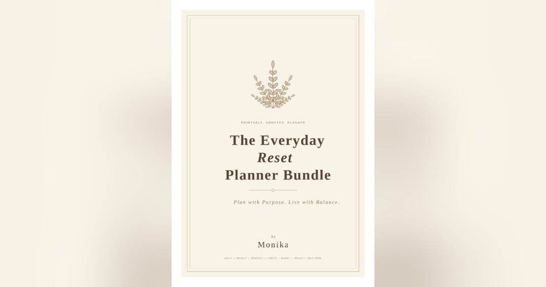The Everyday Reset Planner Bundle, image 2