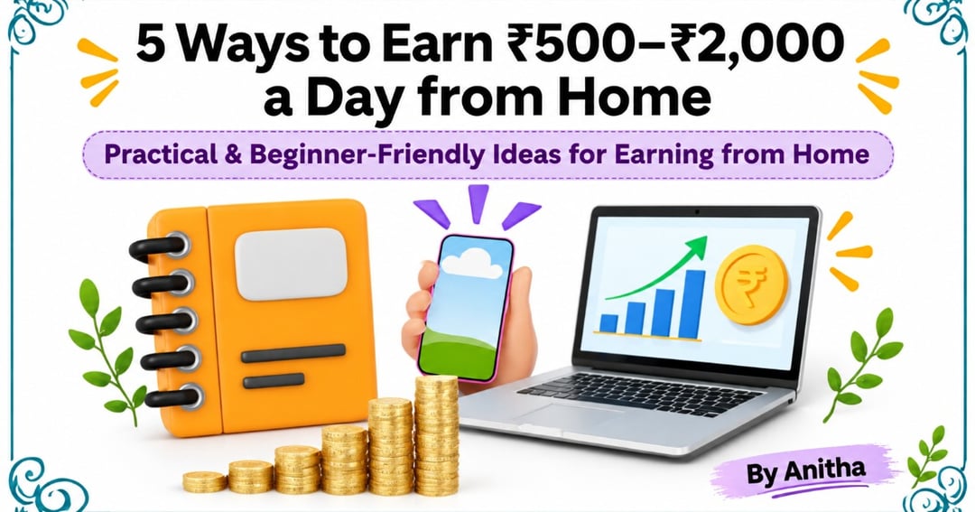 5 Practical Ways to Earn Money in a Day from Home, image 3