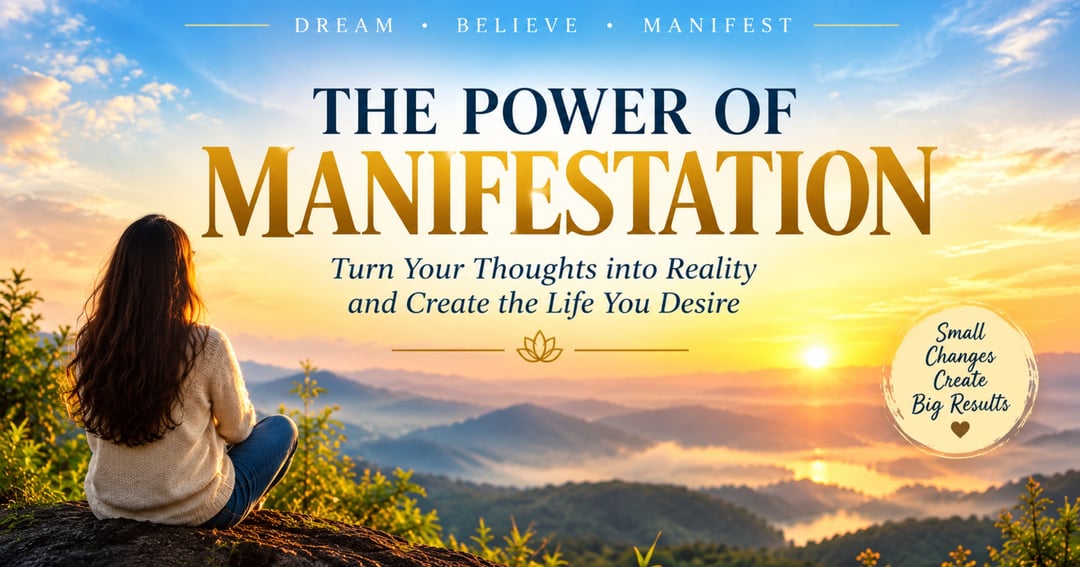 The Power of Manifestation: A Beginner’s Guide to Positive Thinking, Affirmations & the 7 Laws of Manifestation