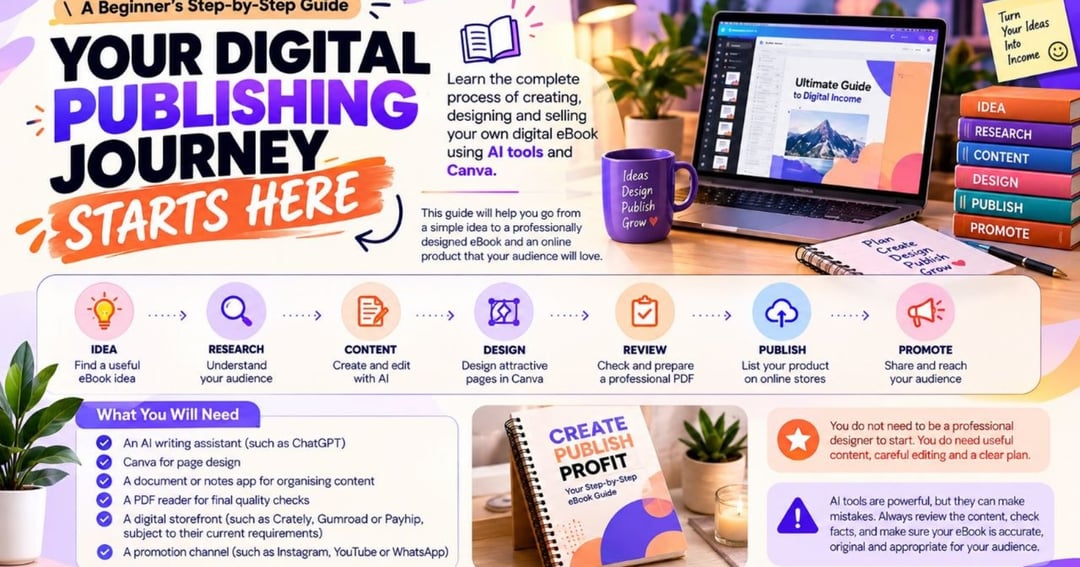 Create & Sell eBooks Using AI | Beginner's Step-by-Step Digital Publishing Guide, image 2