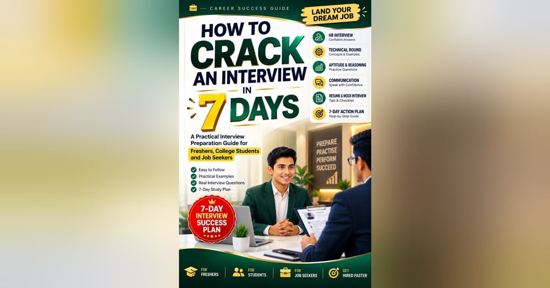 How to Crack an Interview in 7 Days | Complete Interview Preparation Guide for Freshers & Job Seekers