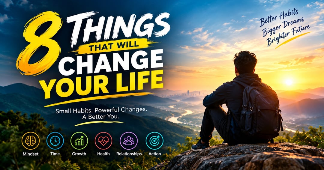 8 THINGS THAT WILL CHANGE YOUR LIFE