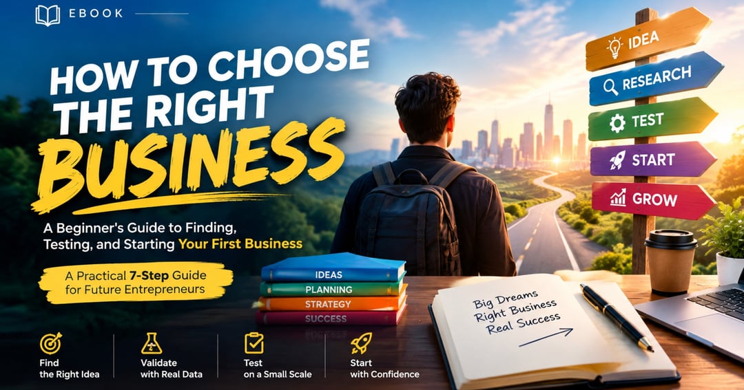 HOW TO CHOOSE THE RIGHT BUSINESS