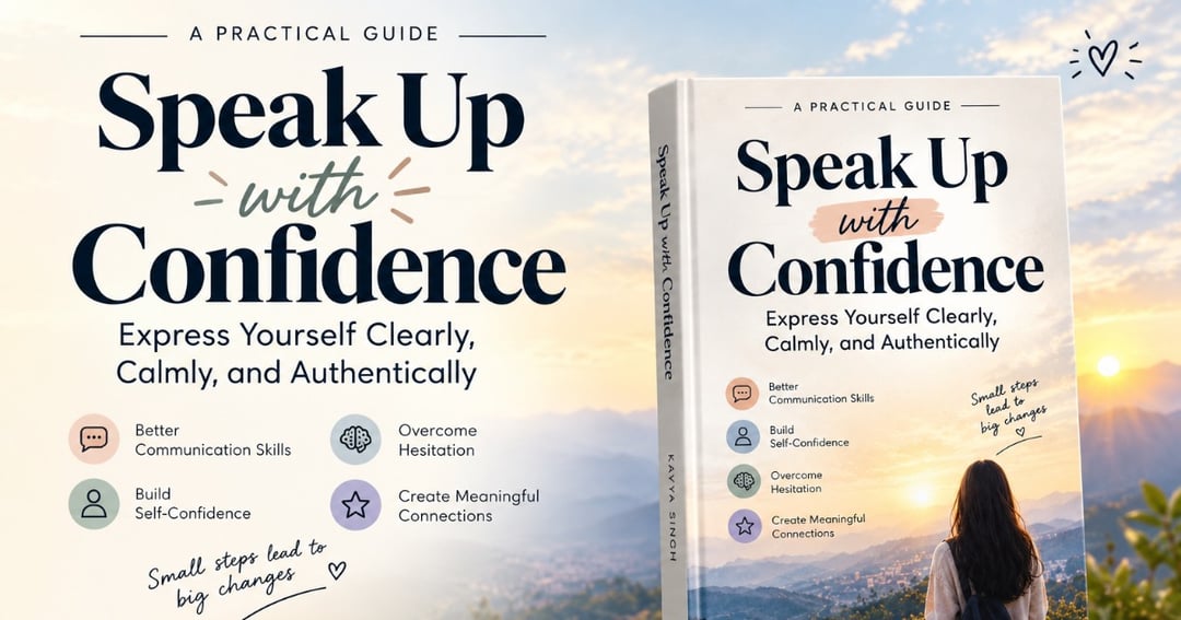 Speak Up with Confidence – A Practical Guide to Better Communication