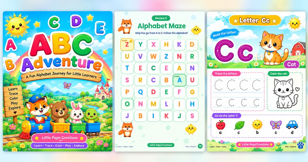 ABC ADVENTURE – Alphabets book, image 2