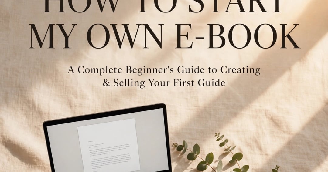 How to start selling your own e book : beginners guide, image 3
