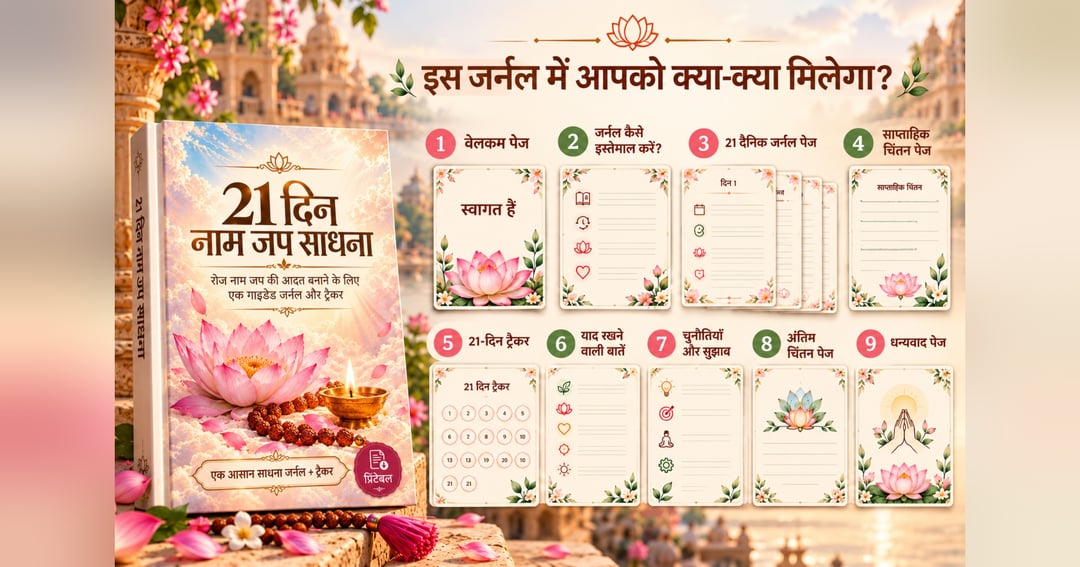 21 दिन Naam Jap Sadhana Journal, image 4