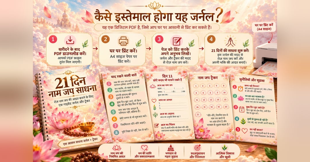 21 दिन Naam Jap Sadhana Journal, image 2