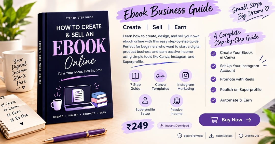 How to Create & Sell an Ebook Online