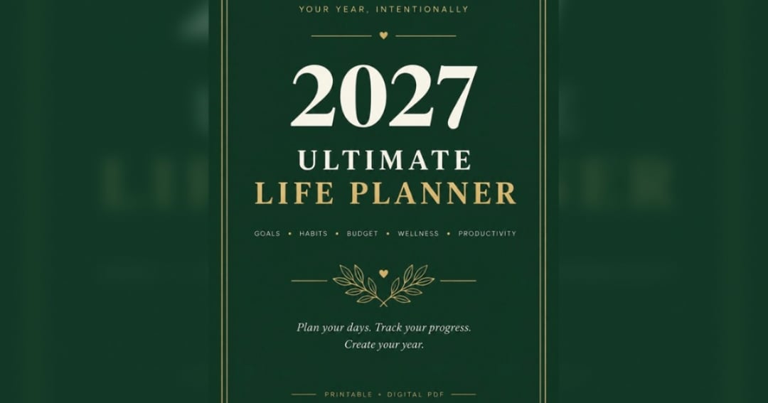 2027 Ultimate Life Planner | Digital & Printable Planner, image 2