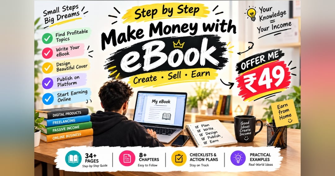 📘 Digital E-Book: Learn & Grow – Complete Beginner’s Guide
