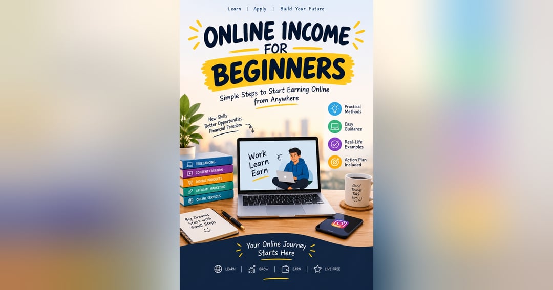 ONLINE INCOME FOR BEGINNERS. ZERO TO HERO, image 3