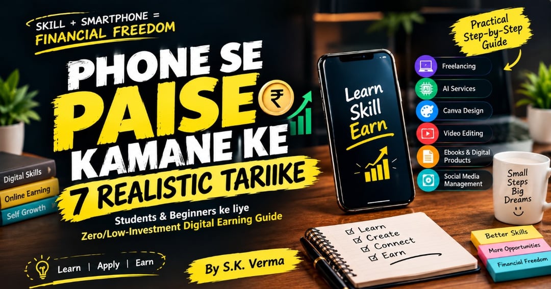 Phone Se Paise Kamane Ke 7 Realistic Tarike