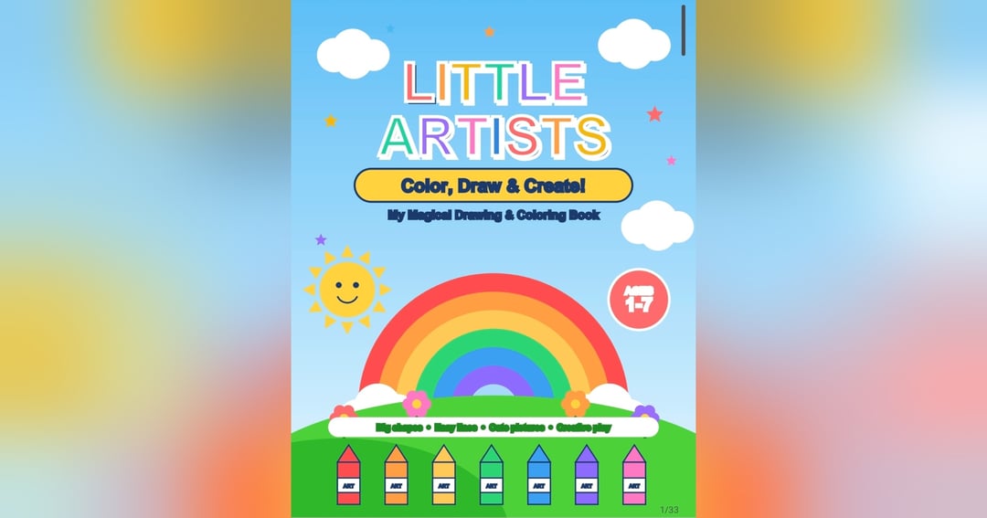 LITTLE ARTISTS Color, Draw & Create!